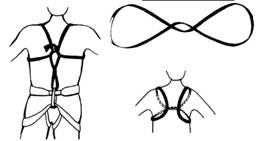 Импровизированная грудная обвязка