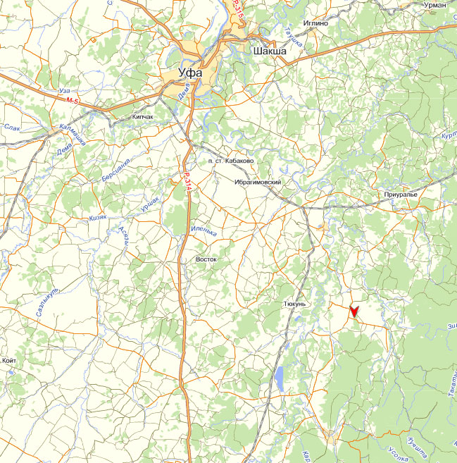 Геогрфический центр Башкортостана