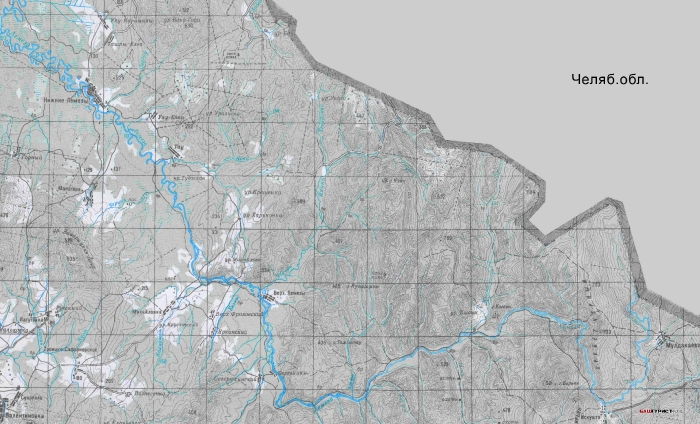 Карта реки Лемеза