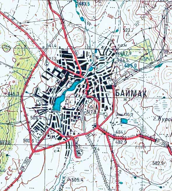 Карта Баймака