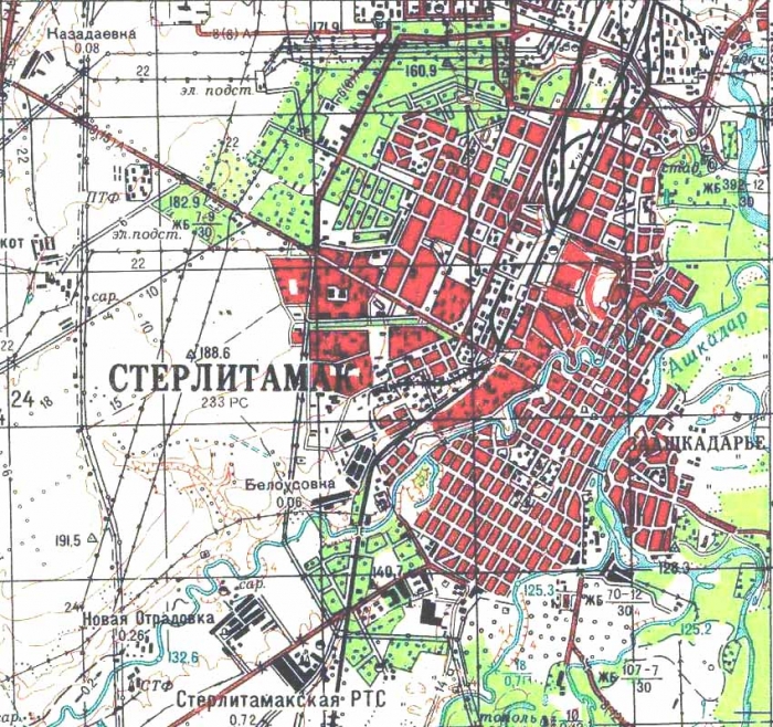 Карта Стерлитамака