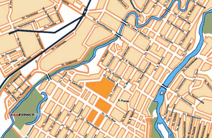Центр города. Стерлитамак карта