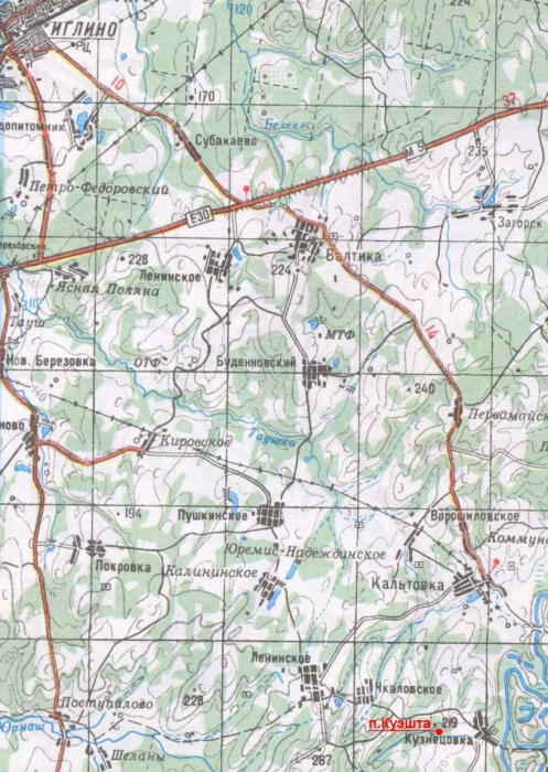 Пещера Куэшта. Карта расположение