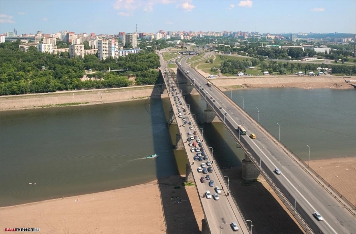 Уфа с высоты. Современная Уфа.