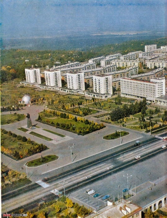 Уфа с высоты. Современная Уфа.
