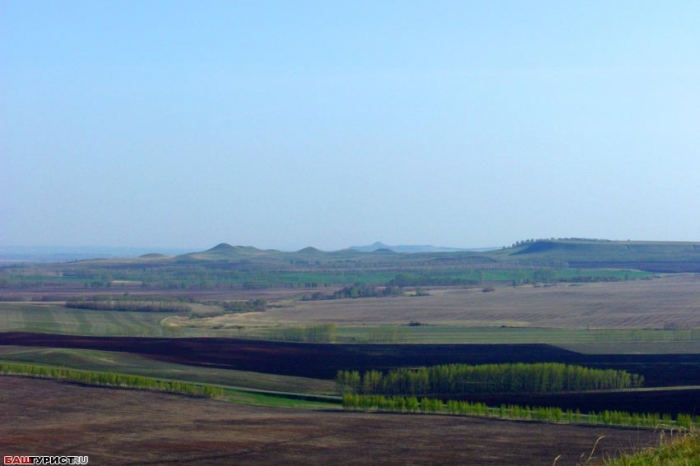 Горы-останцы. Сусактау. Долина реки Дема