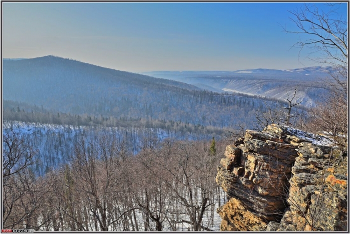 Вид Уральских гор. Аджигардак.