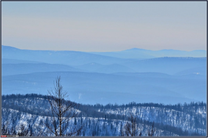 Вид Уральских гор. Аджигардак.