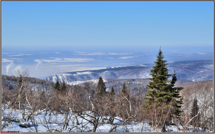 Вид Уральских гор. Аджигардак.