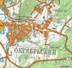 Карта город Октябрьский